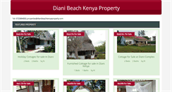 Desktop Screenshot of dianibeachkenyaproperty.com